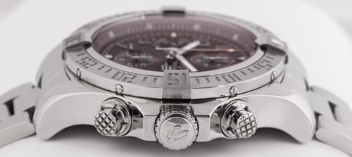 Crown Side Shot of Super Avenger II Chronograph