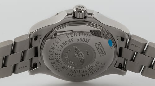 Caseback of Colt Quartz
