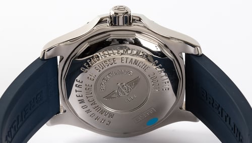 Caseback of SuperOcean SteelFish