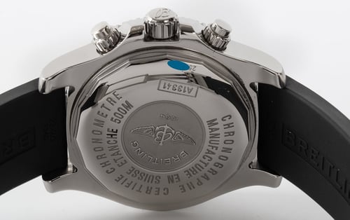 Caseback of SuperOcean Chronograph