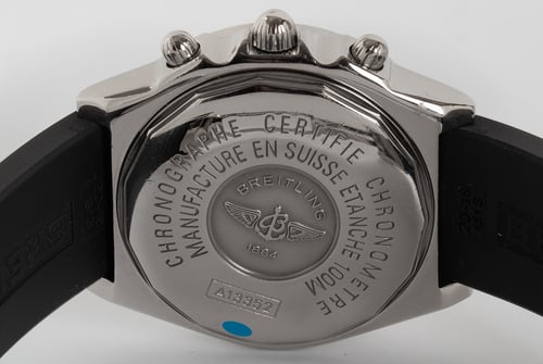 Caseback of Chronomat