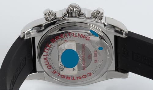 Caseback of Chronomat 44 Limited Edition
