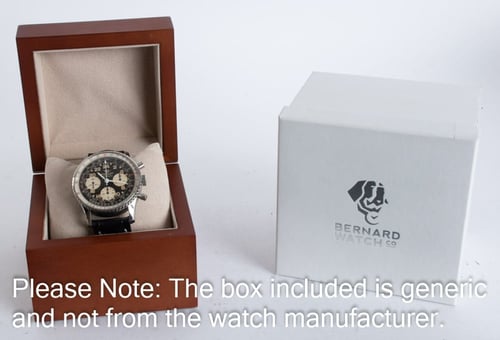 Box / Paper shot of Navitimer Cosmonaute 'Twin Jets' Vintage