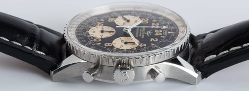 Crown Side Shot of Navitimer Cosmonaute 'Twin Jets' Vintage