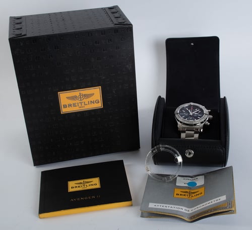 Box / Paper shot of Avenger II Chronograph