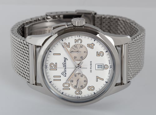 Front View of Transocean Chronograph 1915