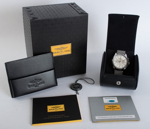 Box / Paper shot of Transocean Chronograph 1915