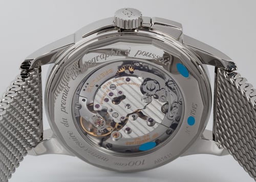 Caseback of Transocean Chronograph 1915