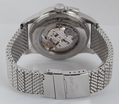 Rear / Band View of Transocean Chronograph 1915
