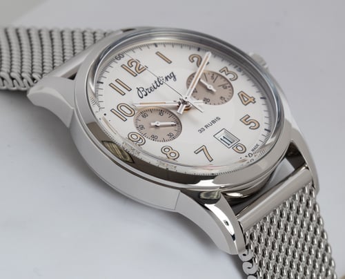 9' Side Shot of Transocean Chronograph 1915