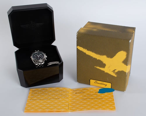 Box / Paper shot of Chronomat 'Blackbird'