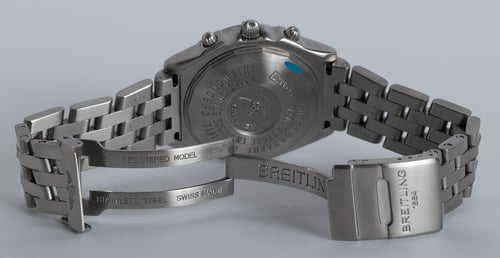Open Clasp Shot of Chronomat 'Blackbird'