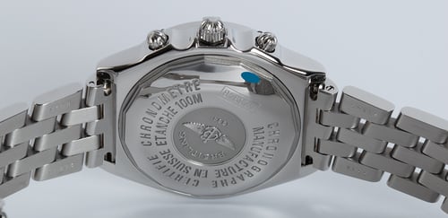 Caseback of Chronomat Longitude