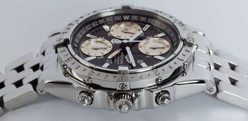 Crown Side Shot of Chronomat Longitude
