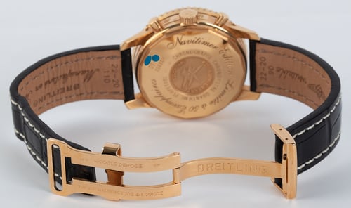 Open Clasp Shot of Navitimer Quantieme Perpetual 50th Anniversary