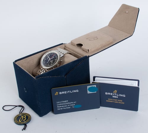 Box / Paper shot of Navitimer 1 Chronograph 41