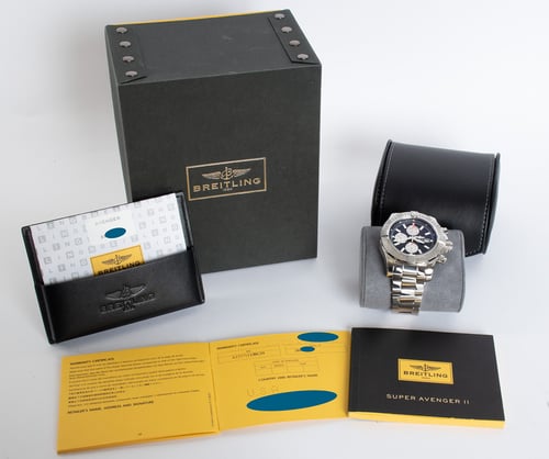 Box / Paper shot of Super Avenger II Chronograph