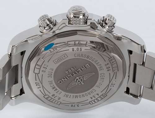Caseback of Super Avenger II Chronograph