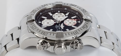 Crown Side Shot of Super Avenger II Chronograph