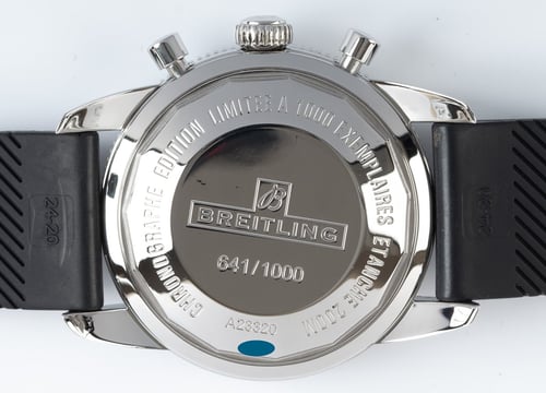Caseback of SuperOcean Heritage Chronograph Limited 125th Anniversary