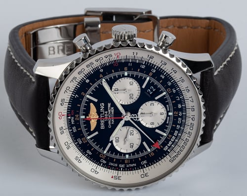 Front View of Navitimer GMT 48