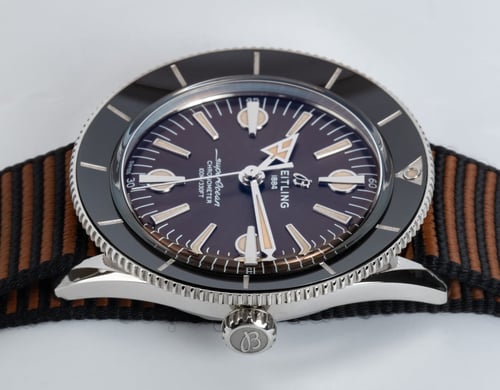 Crown Side Shot of SuperOcean Heritage '57 Outerknown
