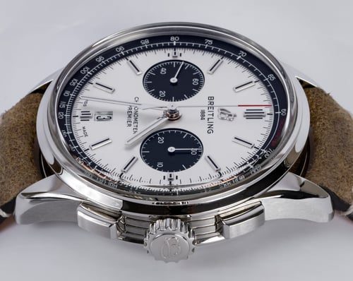 Crown Side Shot of Premier B01 Chronograph 42