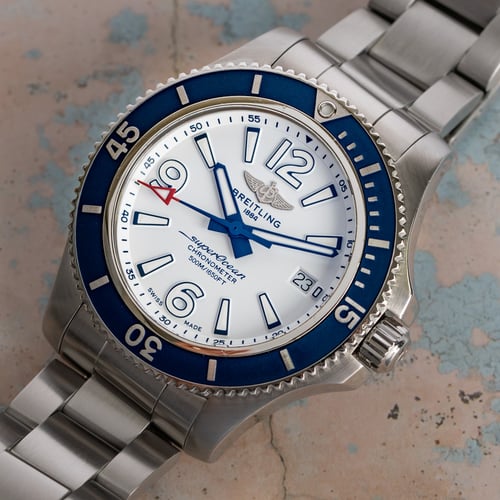 Breitling SuperOcean 42 A17366D81A1A1 - SOLD OUT - 2022 White Dial