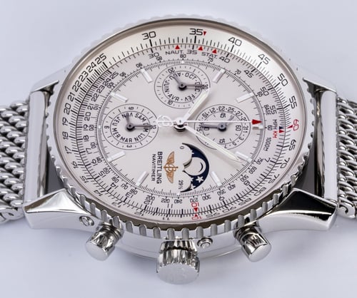 Crown Side Shot of Navitimer Olympus