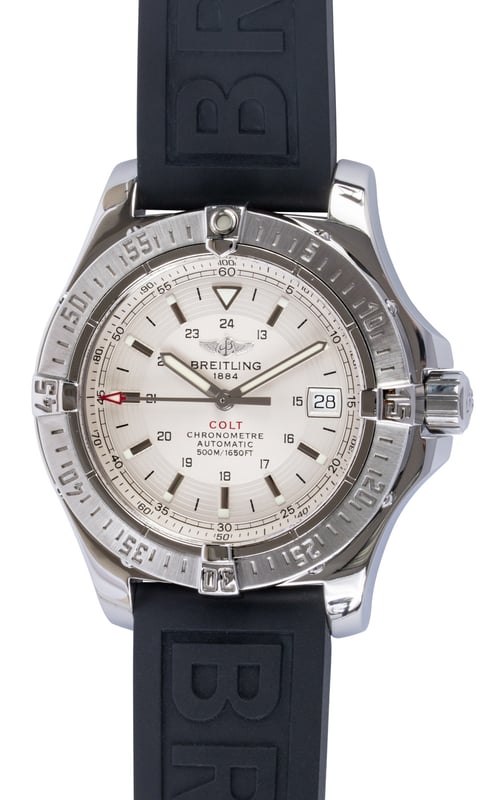 Breitling Colt II Auto A17380 - Silver Dial, Steel, 41mm | Bernard