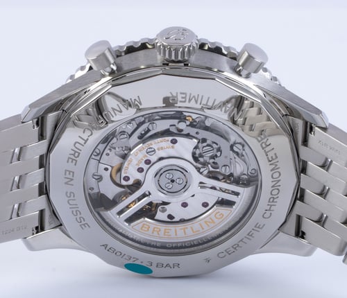 Caseback of Navitimer B01 Chronograph 46