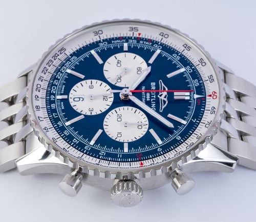 Crown Side Shot of Navitimer B01 Chronograph 46
