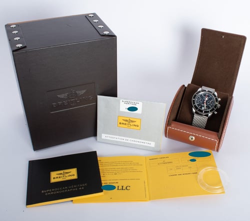 Box / Paper shot of SuperOcean Heritage Chronograph 44