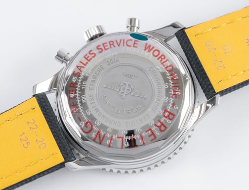 Caseback of Navitimer Heritage