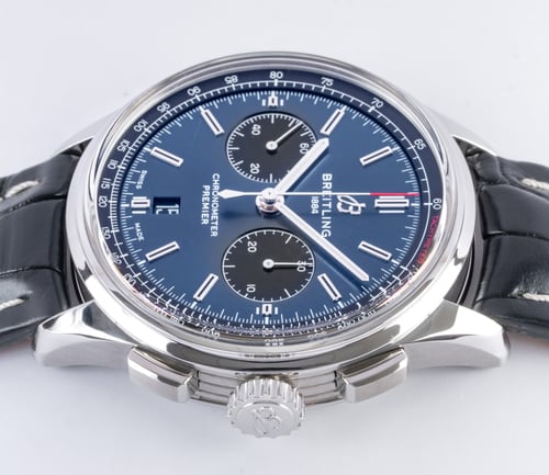 Crown Side Shot of Premier B01 Chronograph 42
