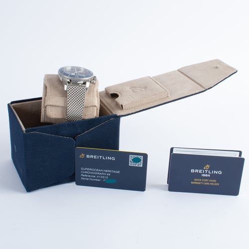 Box / Paper shot of Superocean Heritage Chronograph 44