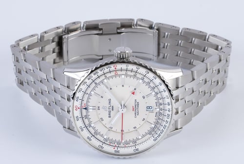Front View of Navitimer Auto GMT 41
