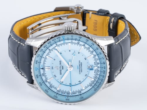 Front View of Navitimer Auto GMT 41
