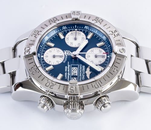 Crown Side Shot of SuperOcean Chrono