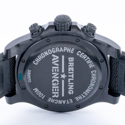 Caseback of Avenger Hurricane