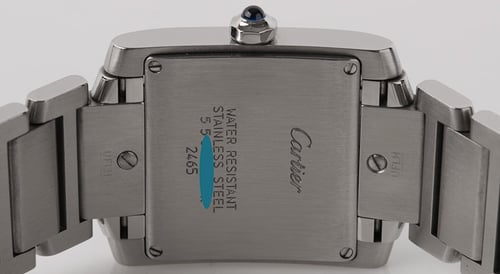 Caseback of Tank Francaise Midsize