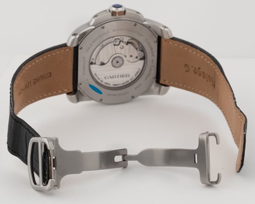 Rear / Band View of Calibre De Cartier