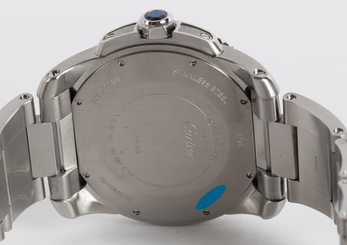 Caseback of Calibre de Cartier Diver