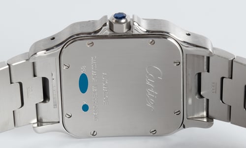 Caseback of Santos Galbee XL