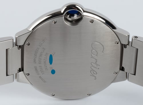 Caseback of Ballon Bleu de Cartier