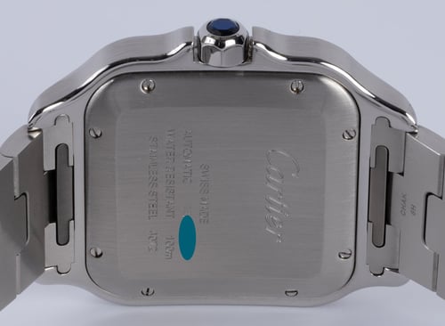 Caseback of Santos de Cartier Large