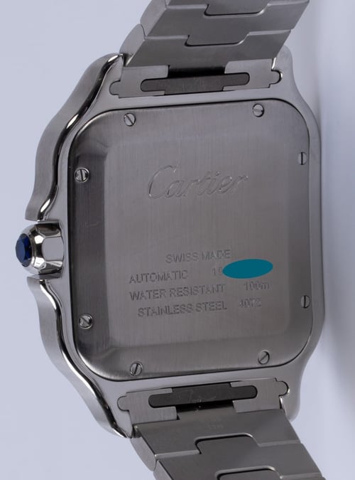 Caseback of Santos De Cartier - Large