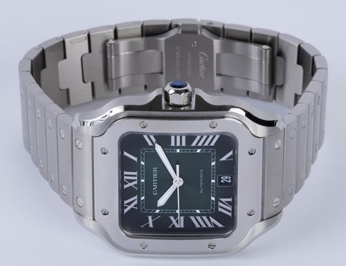 Front View of Santos De Cartier Large
