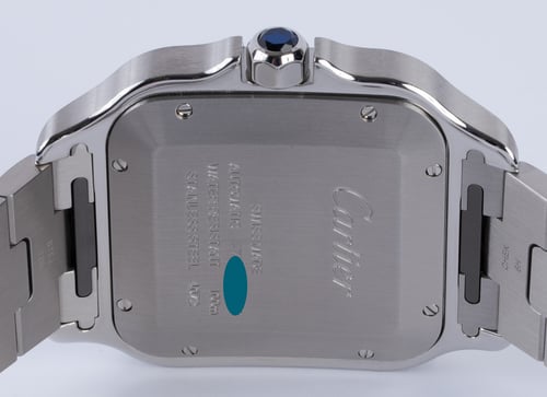 Caseback of Santos De Cartier Large