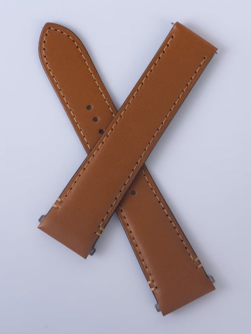 Cartier : Tan Leather Strap 